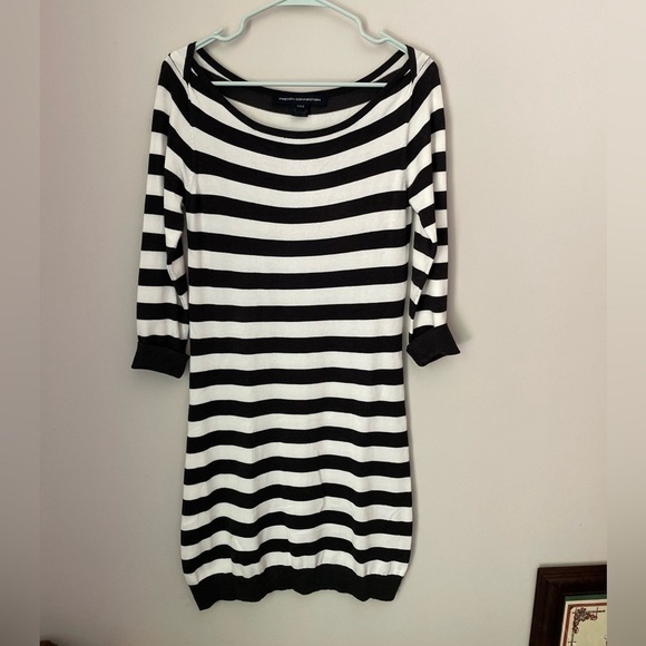 French Connection Soft Striped Rayon Dress Size 8 - Picture 1 of 8